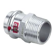 Viega Adaptateur Prestabo 559021 18 mm x R 3/4, acier non allié, SC-Contur, polygonal