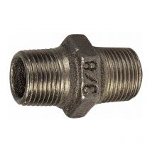 Raccord fonte noire droit à visser - m 1' - n° 280