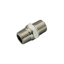 Prevost - mamelon egal male/male a2, laiton, filetage male 1/4 pouce gaz x filetage male 1/4 pouce gaz