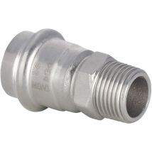 Mamelon Inox 316 à sertir femelle Ø42 - mâle 1"1/2