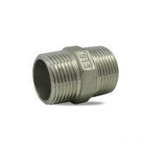 Ezfitt - Mamelon male/male en inox 316 1''1/4