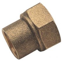 Manchon droit laiton femelle et a souder cuivre - 270 gcu