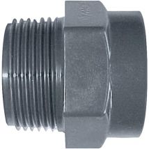 Jardibric - Mamelon pvc m/f Raccords pvc à Visser PN10 Raccordements Arrosage Enterré (m 40x49 f 33x42)
