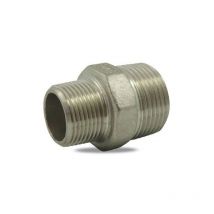 Mamelon réduit male / male en inox 316 ø a: 1/4'' ø b: 1/8''