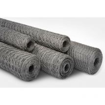 Drahtzaun Verzinkt Kaninchendraht Maschenweite: 25 mm Höhe: 75 cm Länge: 10 m
