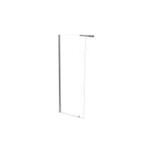 Mampara cariba - vidrio templado -1 postigo - acabado cromado - 80x210x0,6cm