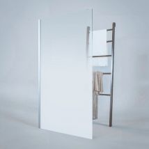 Aurys - Mampara de bañera recta Mist 1 cromo