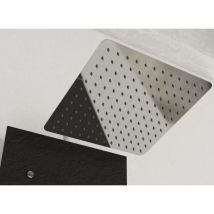 KINEDO Cabina de ducha Brooklyn 90 X 90 Puerta pivotante cuadrada Gris