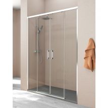 Betterban - Mampara de Ducha Frontal - 2 Hojas fijas + 2 Puertas Correderas - Modelo Sibila 4 (152 - 157)
