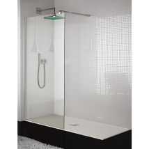 Mampara de Ducha Frontal de 1 cristal fijo - Cristal de Seguridad de 10 mm - Modelo 300 one (109 cm)