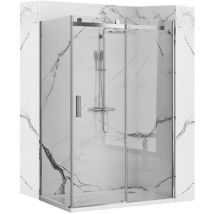 Mampara de ducha REA nixon chrome 80x120