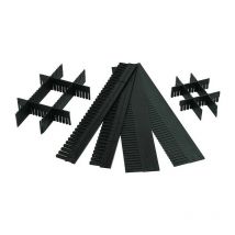 Divisor para contenedor de transporte apilado H.60mm pp antracita 10pcs / caja La-ka-pe
