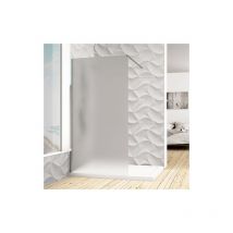 Tegler - Mampara para ducha panel fijo 3 tipos de cristal a elegir 110CM transparente