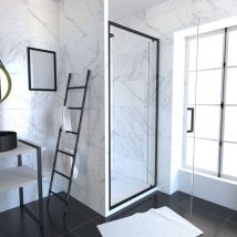 Aurlane - mampara pivotante + plato ducha 80X80 - crush moon pivotante