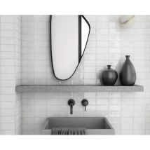 Faïence - manacor - manacor white - 7,5X15