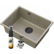 Granitan - manado brown undermount black SINK60