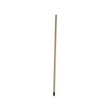 Manche bois verni a vis et embout 1,30 x 23,5