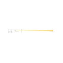 Manche de pelle Savoie – 135 cm – Longueur : 135 cm, Matières : bois (frêne) – Jacquenet Malin