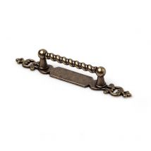 Manche en Zamak avec finition, dimensions: 128x17x22mm, inserts: 64mm - talla