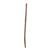 Manche en bois col rond avec agrafe 130cm fourches à fumier / cailloux Mermier 100071