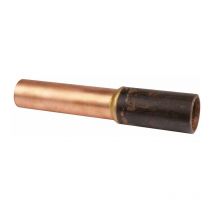 Manchette d'assemblage acier-cuivre Chuchu Decayeux 1'1/4