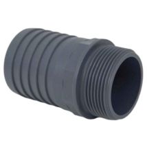 Raccord d'évacuation PVC – Manchette cannelée M 1''x32 – Diamètre 32mm – Pression max 10 bars
