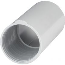 Manchon Ø25 mm gris sachet de 2 - 429346 - Debflex
