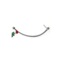 Flexible R. Tuyau De Gaz Couvert En Acier Inoxydable Ff/gauche 70 Cm