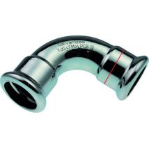 Manchon coudé 90° à sertir - Xpress Carbone Aalberts integrated piping systems - ff diamètre 18 mm - 1/2'