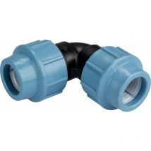 Manchon coudé pour tuyau polyéthylène 32mm