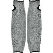 Trimec - Manchon de protection pour bras, manchon pour bras de sécurité, Gants de travail à manches longues anti-abrasion résistant aux coupures hppe