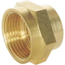 Manchon laiton réduit - Double Femelle 15/21-12/17 - Sachet 2 pièces