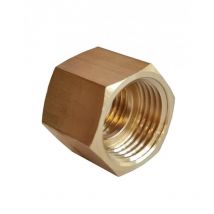 Manchon laiton double femelle à butée 15X21 (1/2')