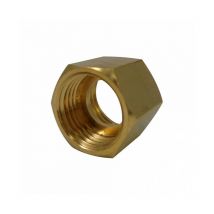 Manchon double femelle avec butée laiton - à visser - 270AB - pour tube cuivre - Dimensions: 08x13 - Qté: x2