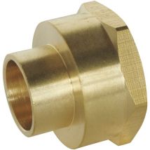 Somatherm For You - Raccord laiton droit à souder - Femelle 20/27 -Tube cuivre Ø16- Sachet 2 pièces