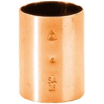 Manchon à souder en cuivre - femelle / femelle - diamètre 16 mm - sachet de 10