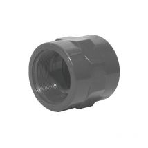 Raccord fer - pvc pression femelle à visser - femelle à coller 15X21 - 20