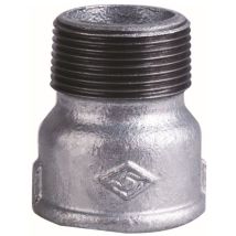 Gebo – Manchon fileté femelle 1/2" en fonte galvanisée – Raccord plomberie – Pression 25 bar – Normes PN-EN 10242