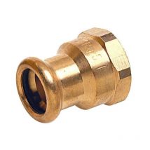 Buderus - Manchon à sertir femelle 20x27, pour cuivre diamètre 28mm.