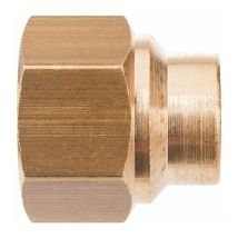 Ecolands - Raccord laiton droit à souder - f 3/4' - diamètre 14 mm