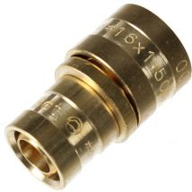 Raccord PER – Manchon à glissement inégal Ø25 – Ø16 – Fixation raccord, Filetage plomberie, Forme du raccord, Configuration raccord, Largeur – BARBI 