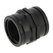 Raccord pour arrosage enterré – Manchon plastique femelle-femelle 33-42 – Filetage plomberie, Configuration raccord – Irritec Spa