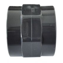 Manchon pression PVC mixte taraudé - Femelle / Femelle à coller . - Diamètre 25 mm - Taraudage 20/27