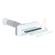 Unelvent - Manchon pvc pour liaison entre coffre de volet roulant et entrée d'air ec-n/ec-u (897671)