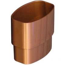 Manchon pvc mf pour tube best Øoval 92x57 - effet cuivre First Plast