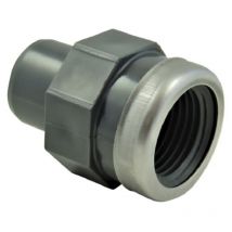 Manchon pvc pression mâle 63 mm, femelle à visser 50x60 renforcé