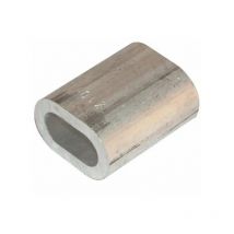 Manchon à sertir 10mm aluminium pour câble acier armature raccord connecteur réparation serre