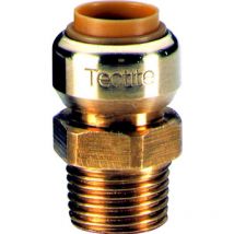 Manchon instantané - tube cuivre - femelle 12 mm / mâle à visser 12 x 17 mm - comap tectite
