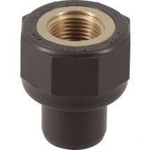 Manchon taraudé femelle laiton/PVC HTA 2634 X 32/40