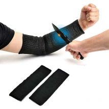 Manchons de protection des bras, coupés noirs - Ahlsen